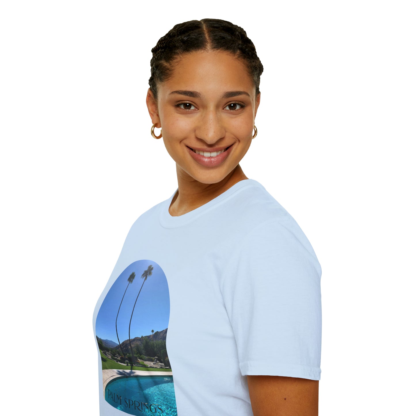 Palm Springs Modernism Lifestyle Unisex Soft T-Shirt by ViralDestinations