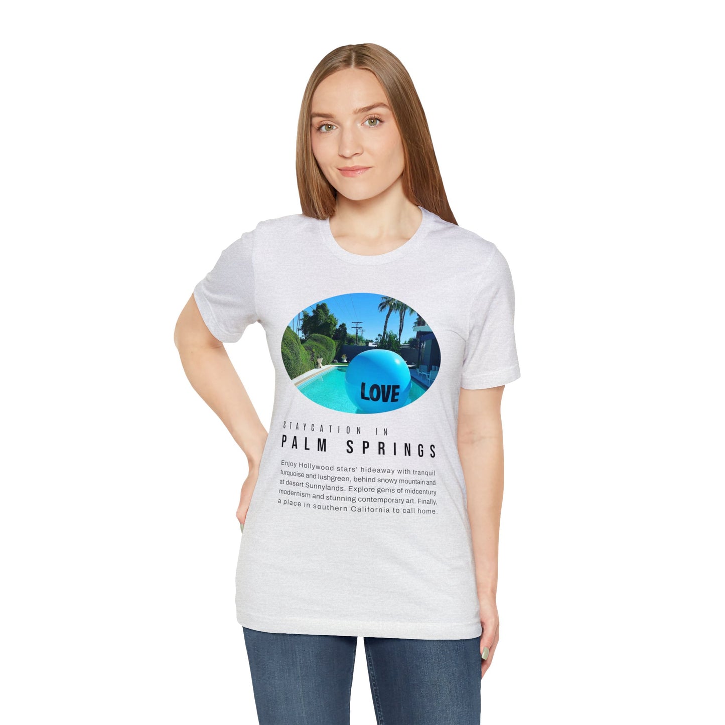 Staycation in Palm Springs Premium Lifestyle Tee by ViralDestinations