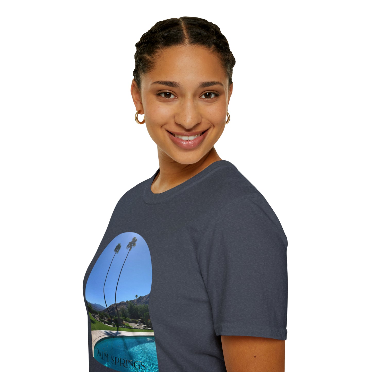 Palm Springs Modernism Lifestyle Unisex Soft T-Shirt by ViralDestinations