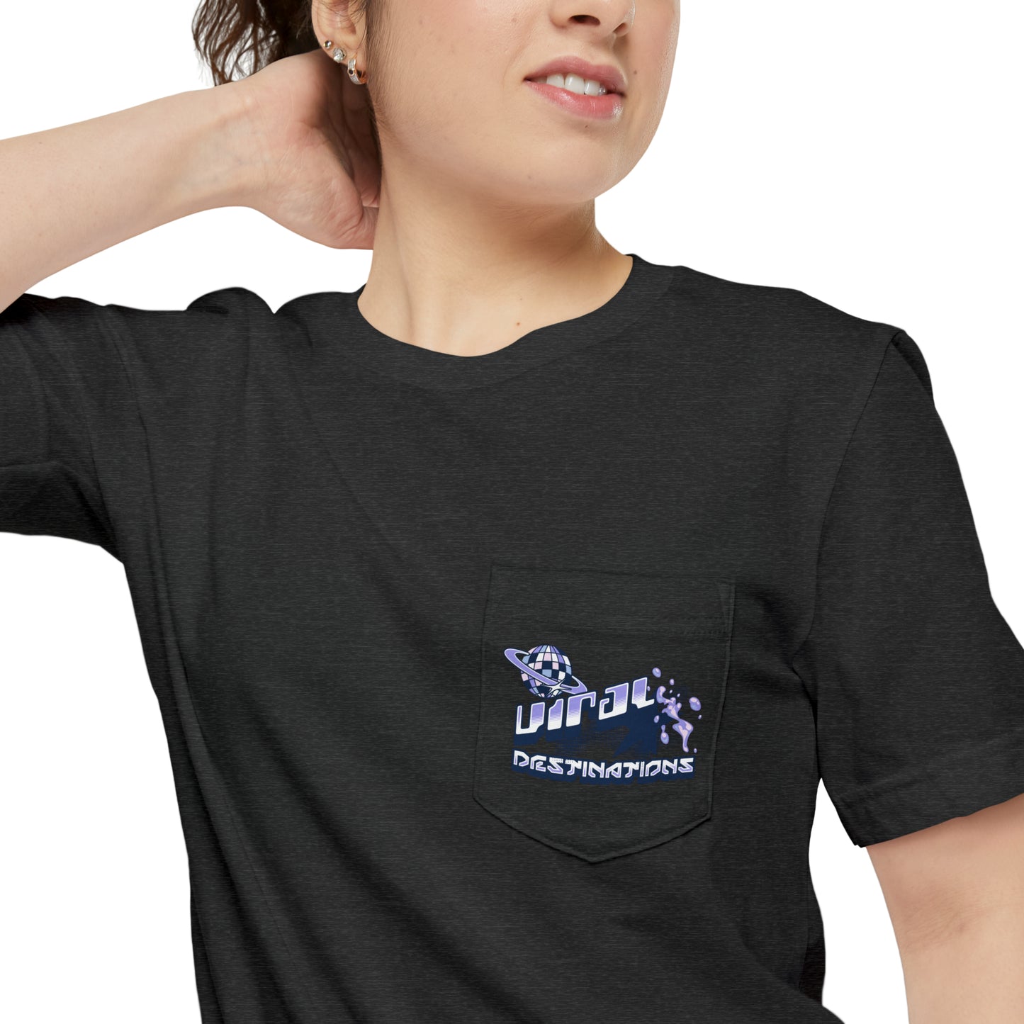 Respect Earth Y2K Trending Unisex Pocket T-shirt by ViralDestinations