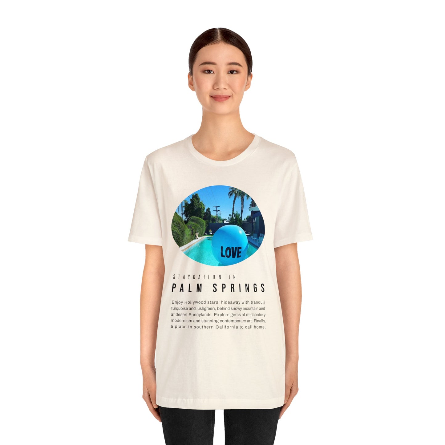 Staycation in Palm Springs Premium Lifestyle Tee by ViralDestinations