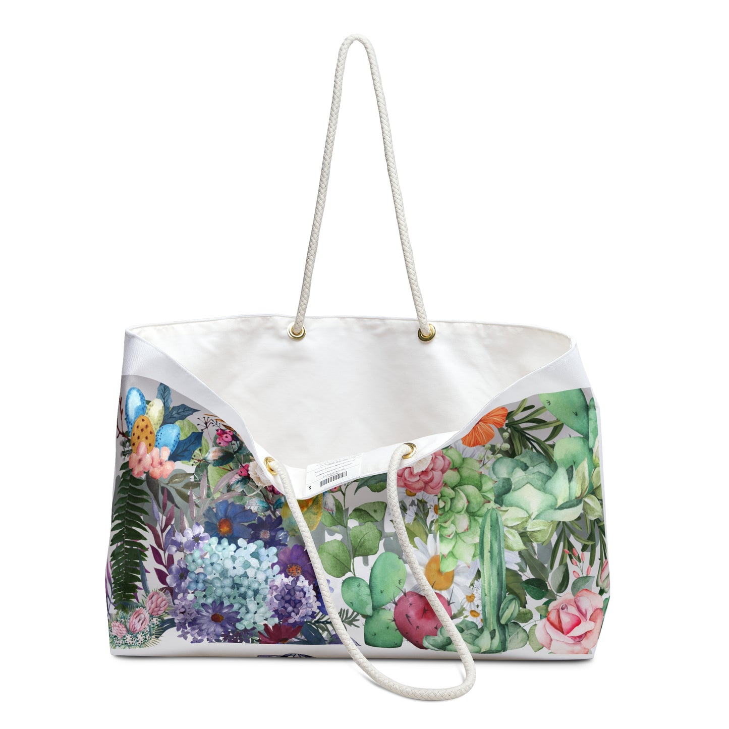 ViralDestinations™ Floral Weekender Bag | Perfect for Travel and Beach Days - Botanical Aesthetics