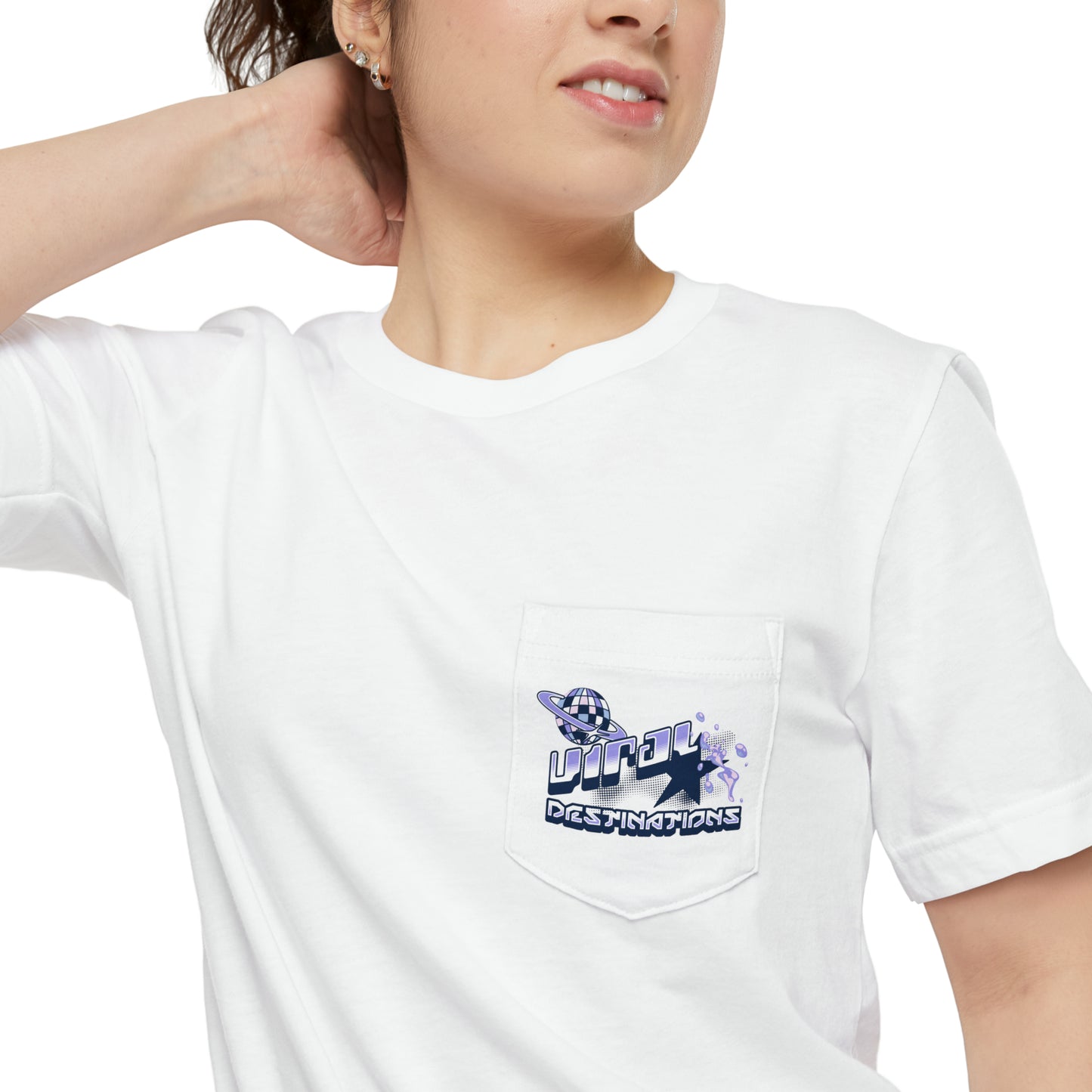 Respect Earth Y2K Trending Unisex Pocket T-shirt by ViralDestinations