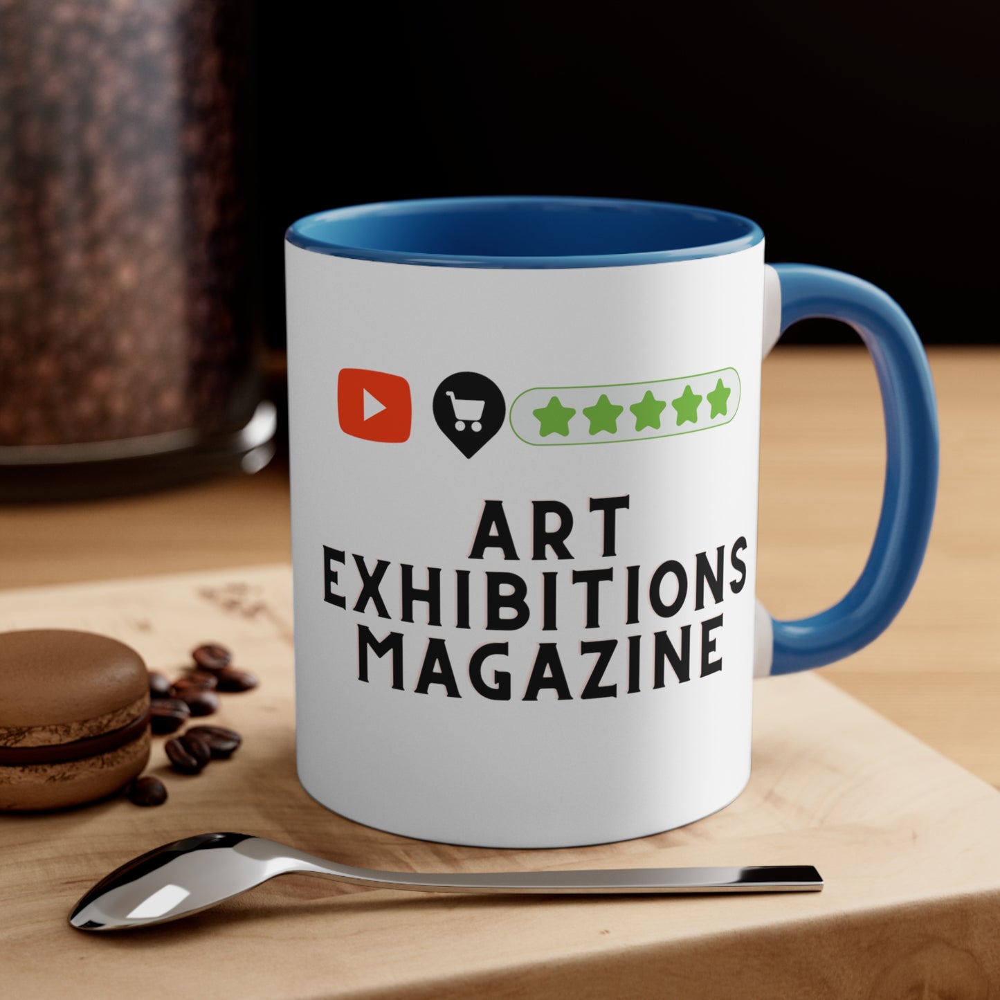 Art Exhibitions Magazine Gift Shop trending Lifestyle Pop Colored Accent Coffee Mug - multi colors