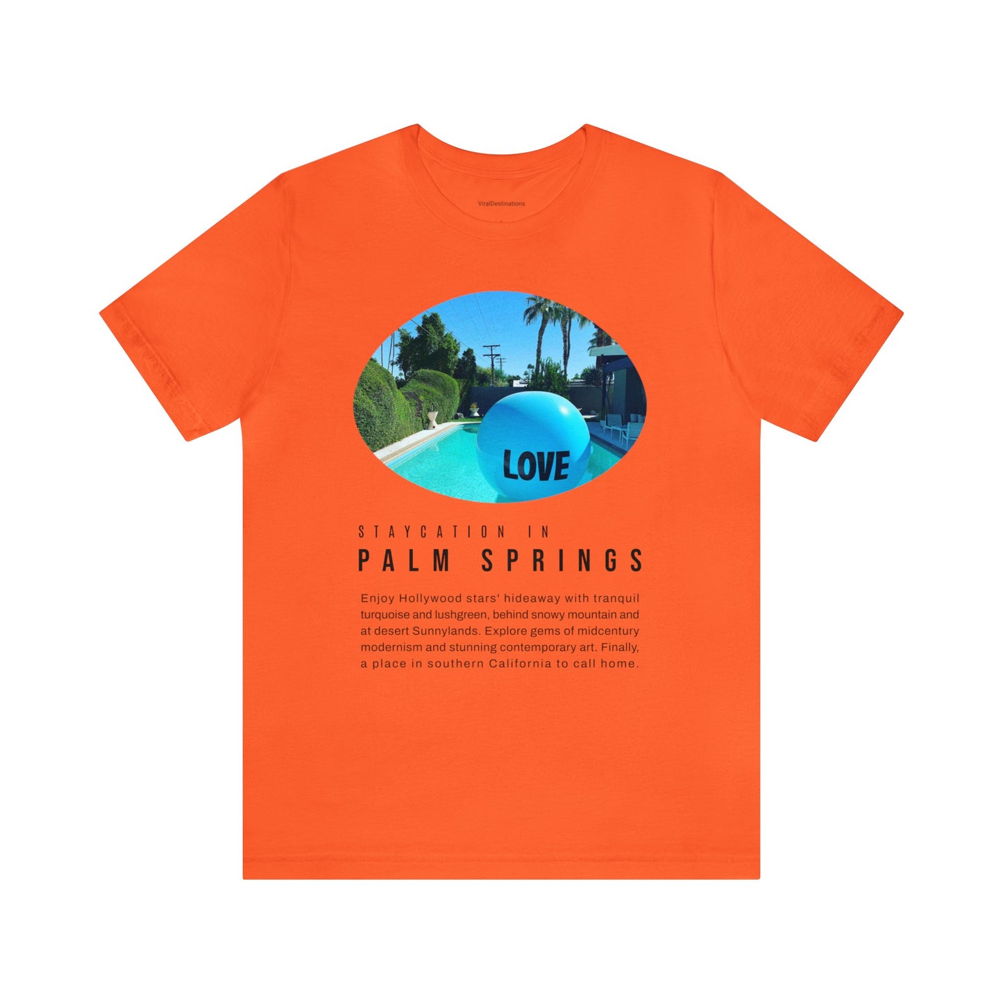 Staycation in Palm Springs Premium Lifestyle Tee by ViralDestinations