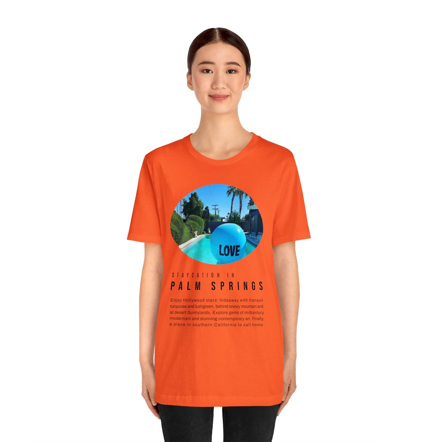 Staycation in Palm Springs Premium Lifestyle Tee by ViralDestinations