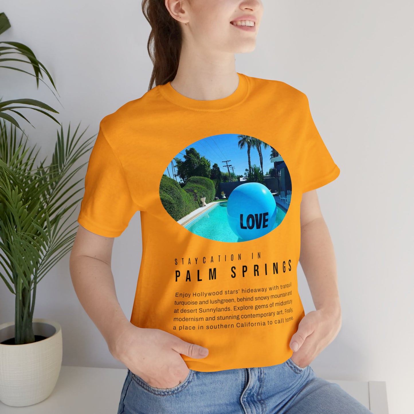 Staycation in Palm Springs Premium Lifestyle Tee by ViralDestinations