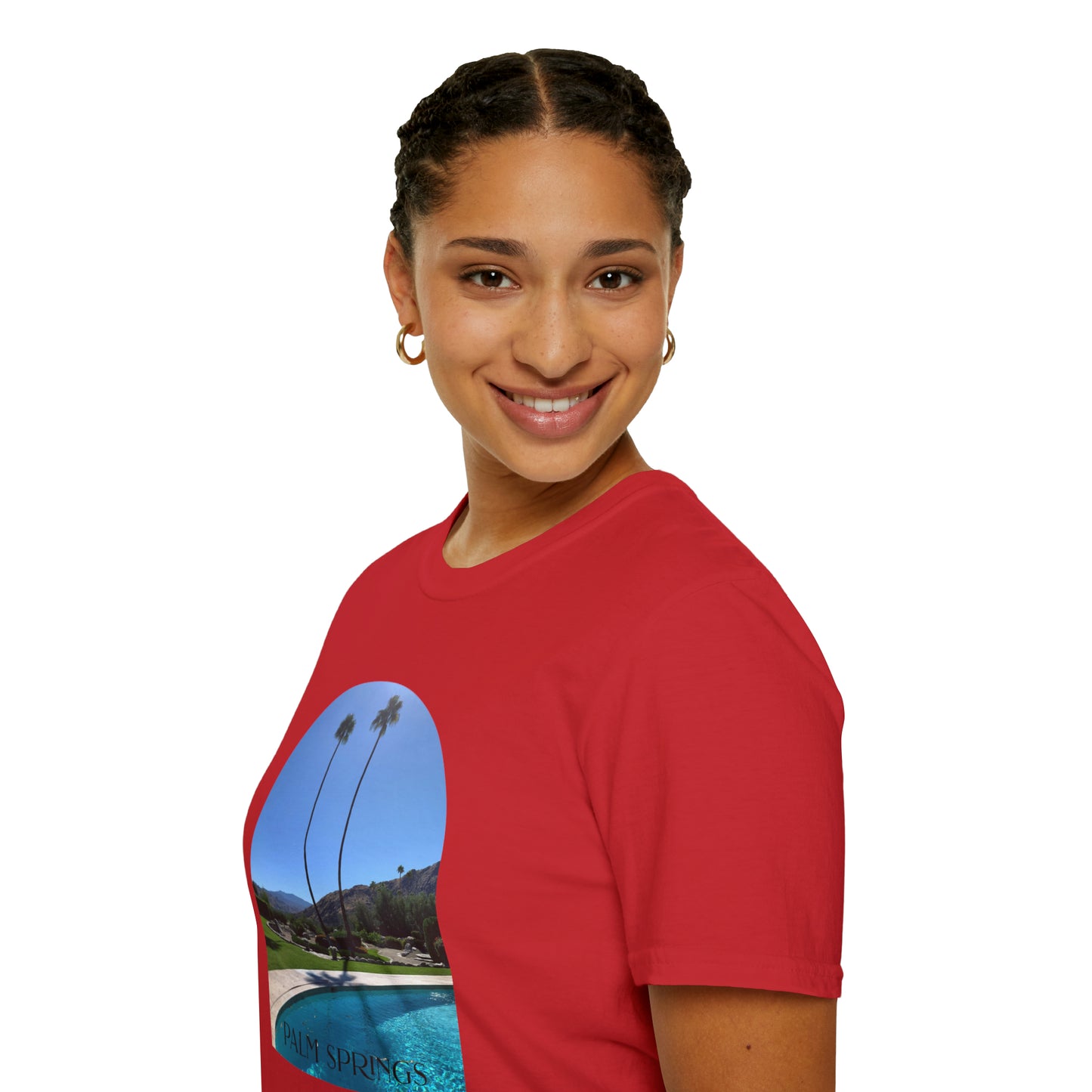 Palm Springs Modernism Lifestyle Unisex Soft T-Shirt by ViralDestinations