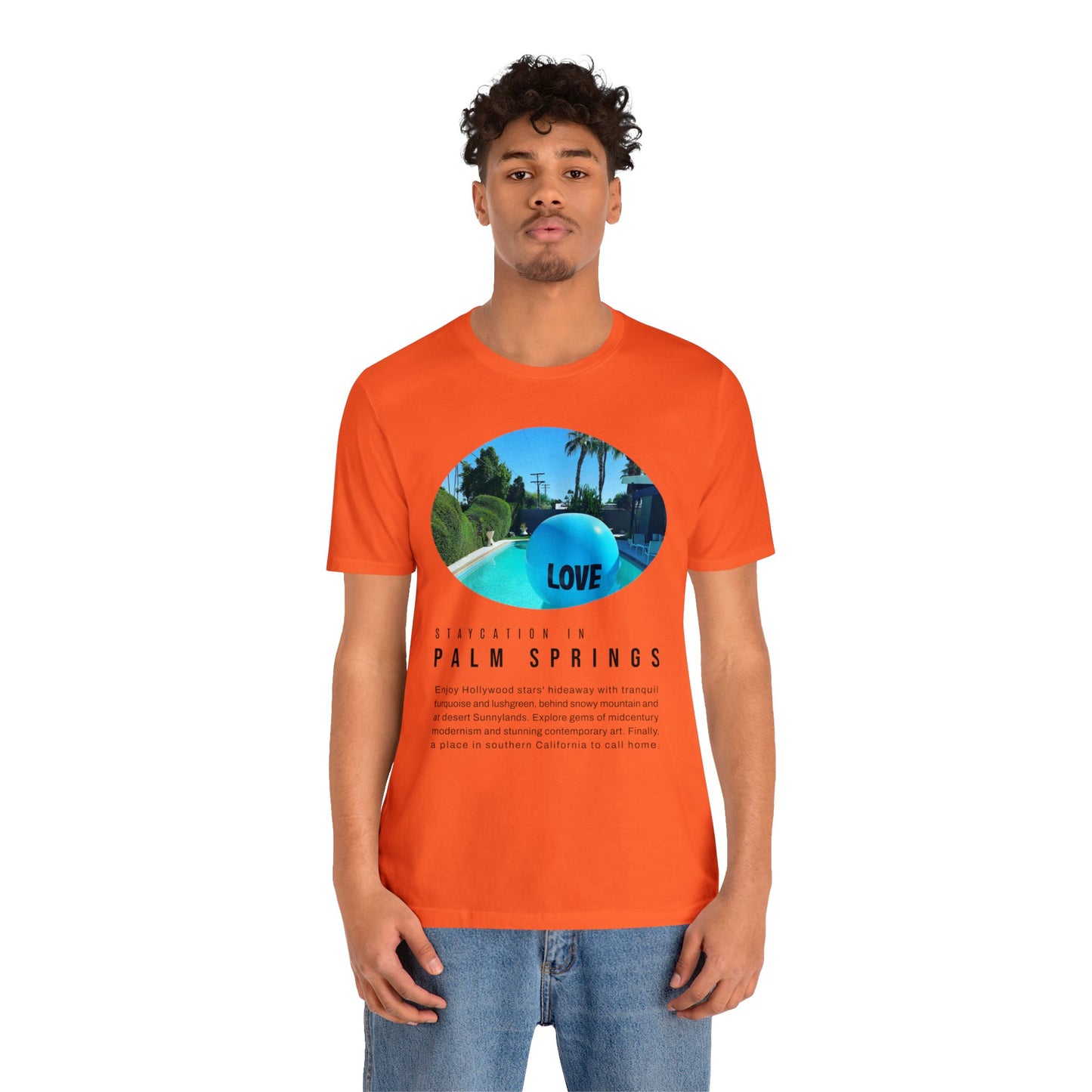 Staycation in Palm Springs Premium Lifestyle Tee by ViralDestinations