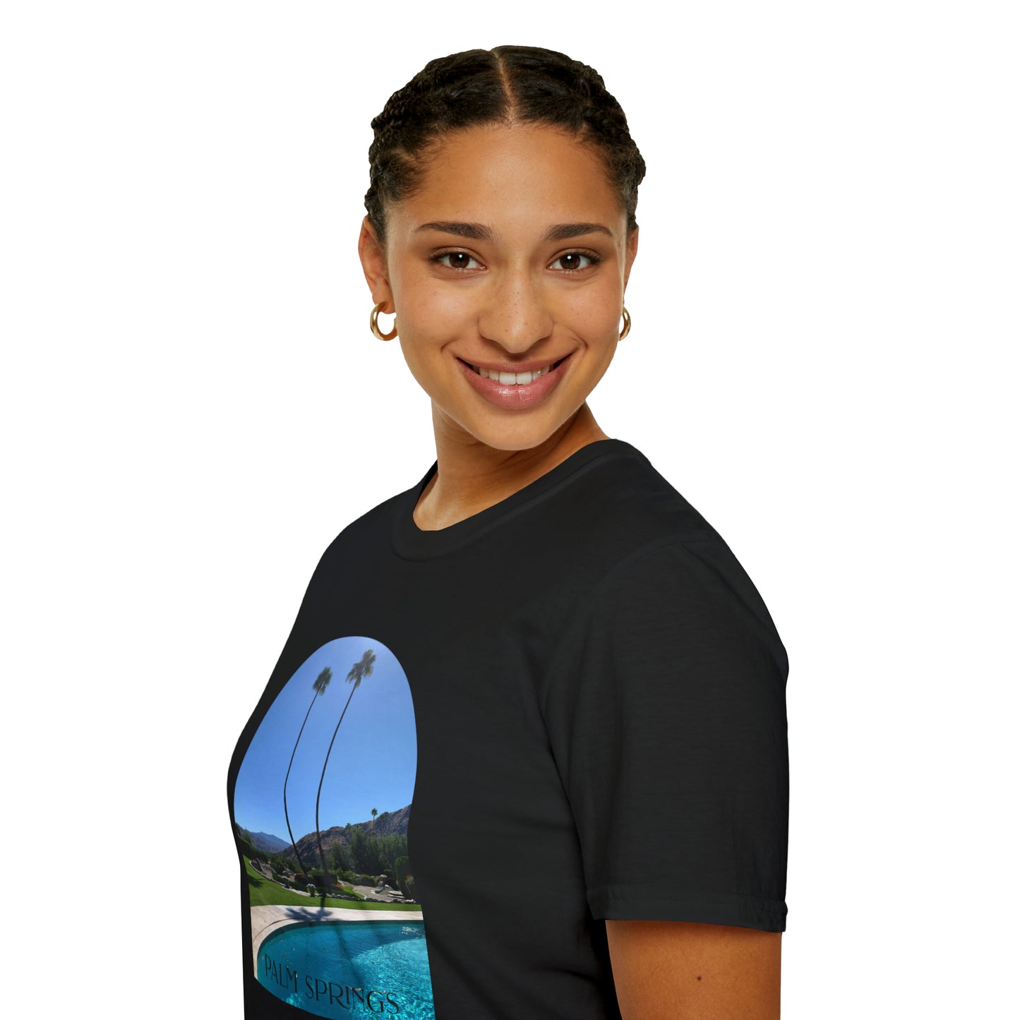 Palm Springs Modernism Lifestyle Unisex Soft T-Shirt by ViralDestinations
