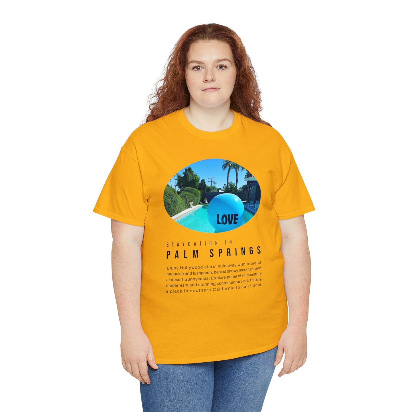 Staycation in Palm Springs Premium Unisex Lifestyle Tee by ViralDestinations