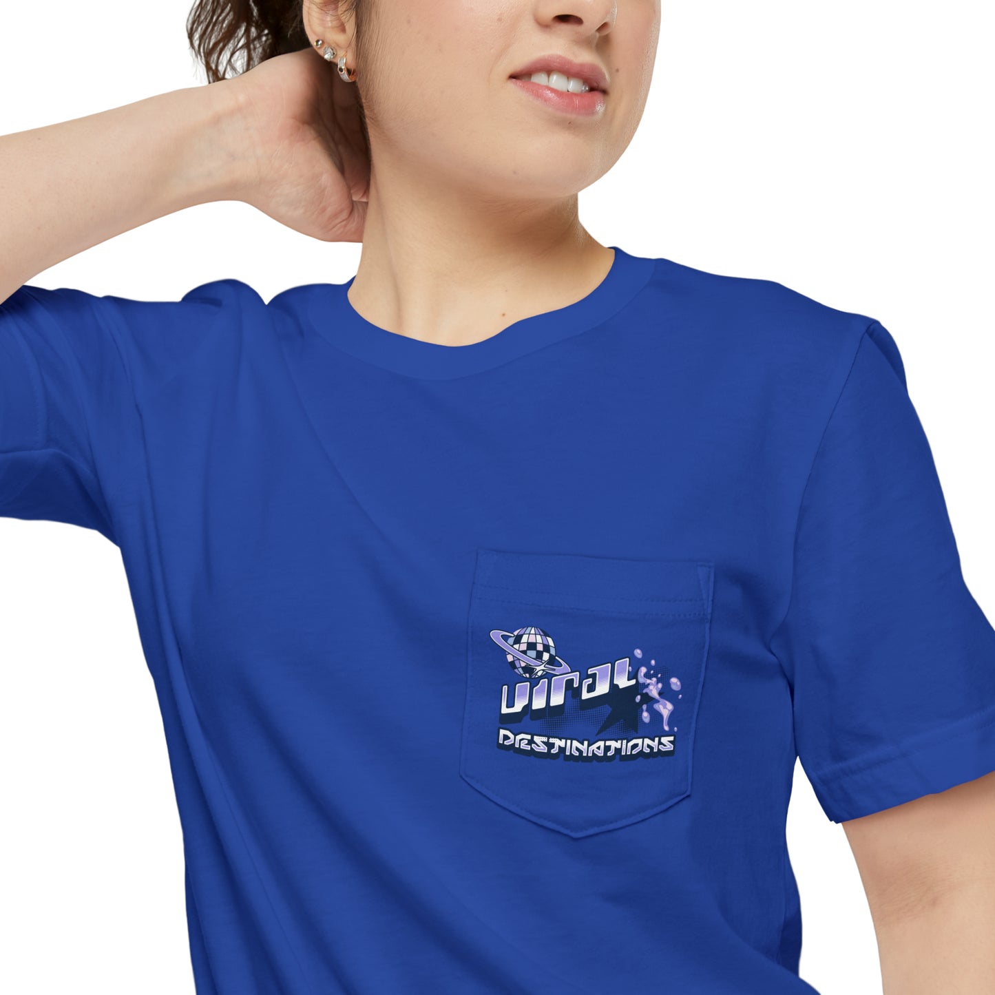 Respect Earth Y2K Trending Unisex Pocket T-shirt by ViralDestinations