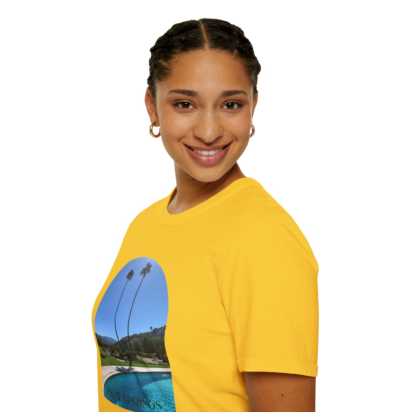 Palm Springs Modernism Lifestyle Unisex Soft T-Shirt by ViralDestinations
