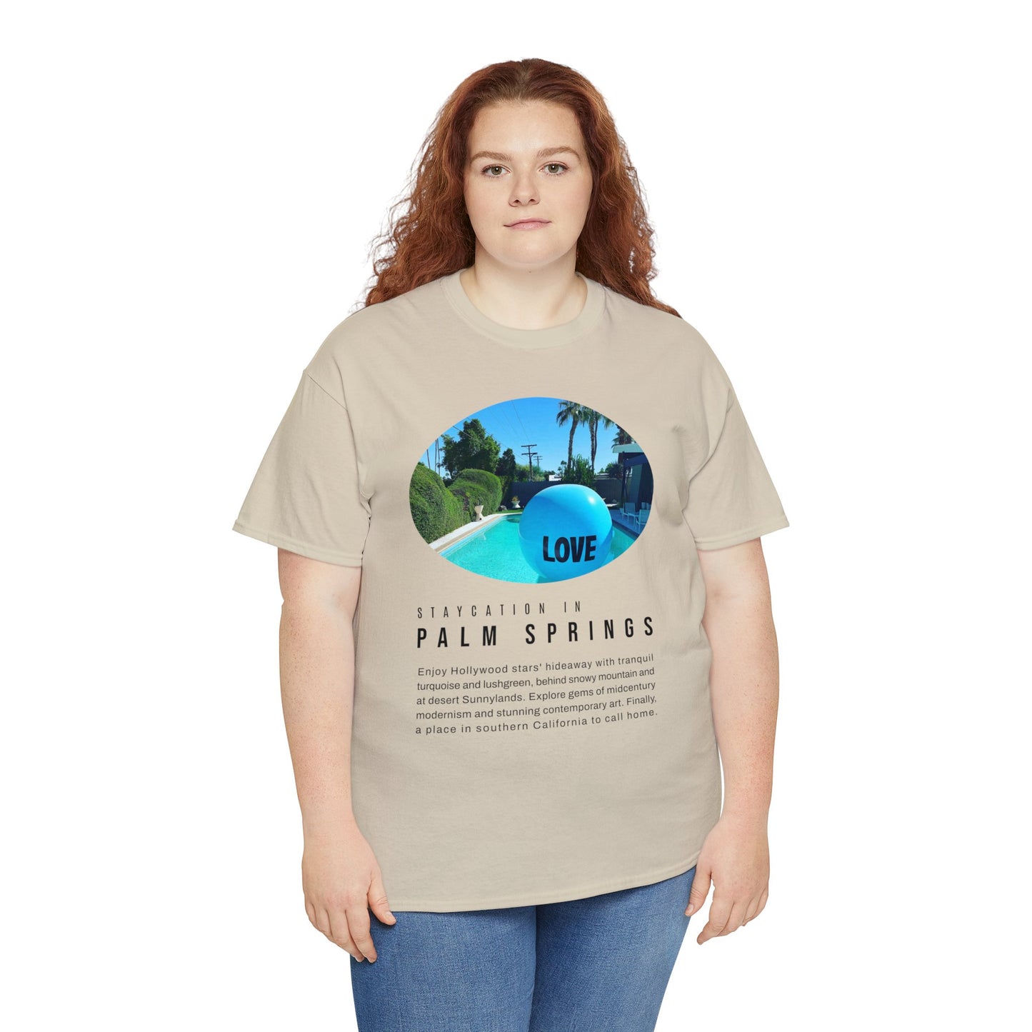 Staycation in Palm Springs Premium Unisex Lifestyle Tee by ViralDestinations