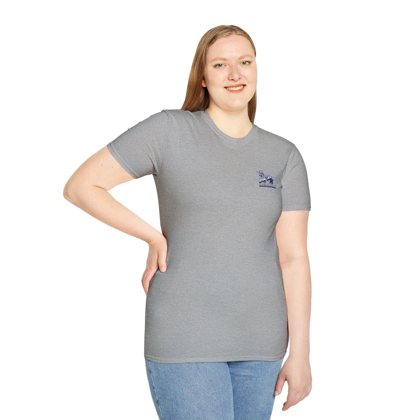 Respect Earth Y2K Style Trending logo back print Unisex Soft T-Shirt by ViralDestinations