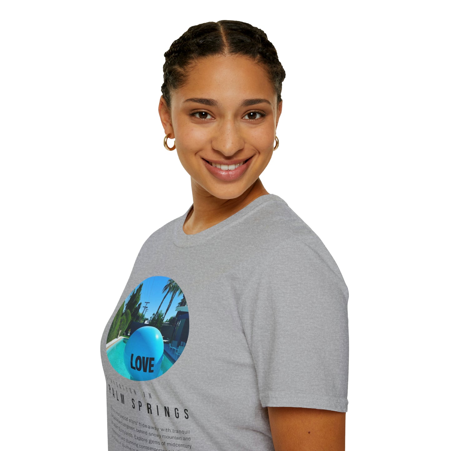 Palm Springs Staycation Lifestyle Unisex Soft T-Shirt by ViralDestinations