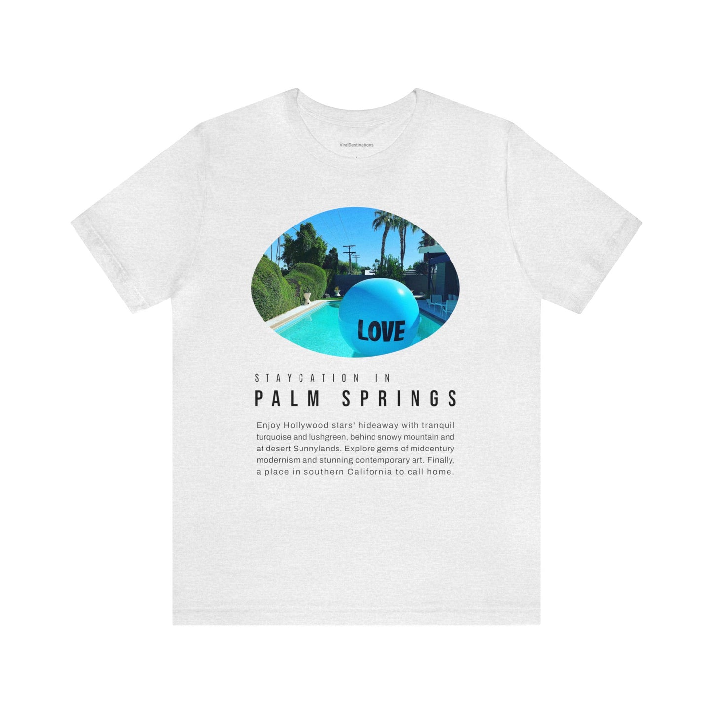 Staycation in Palm Springs Premium Lifestyle Tee by ViralDestinations
