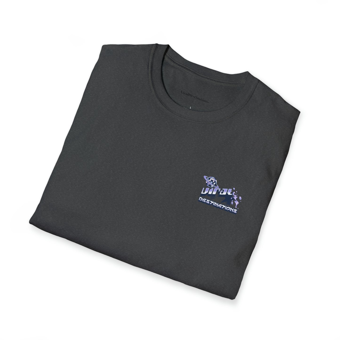 Respect Earth Y2K Style Trending logo back print Unisex Soft T-Shirt by ViralDestinations