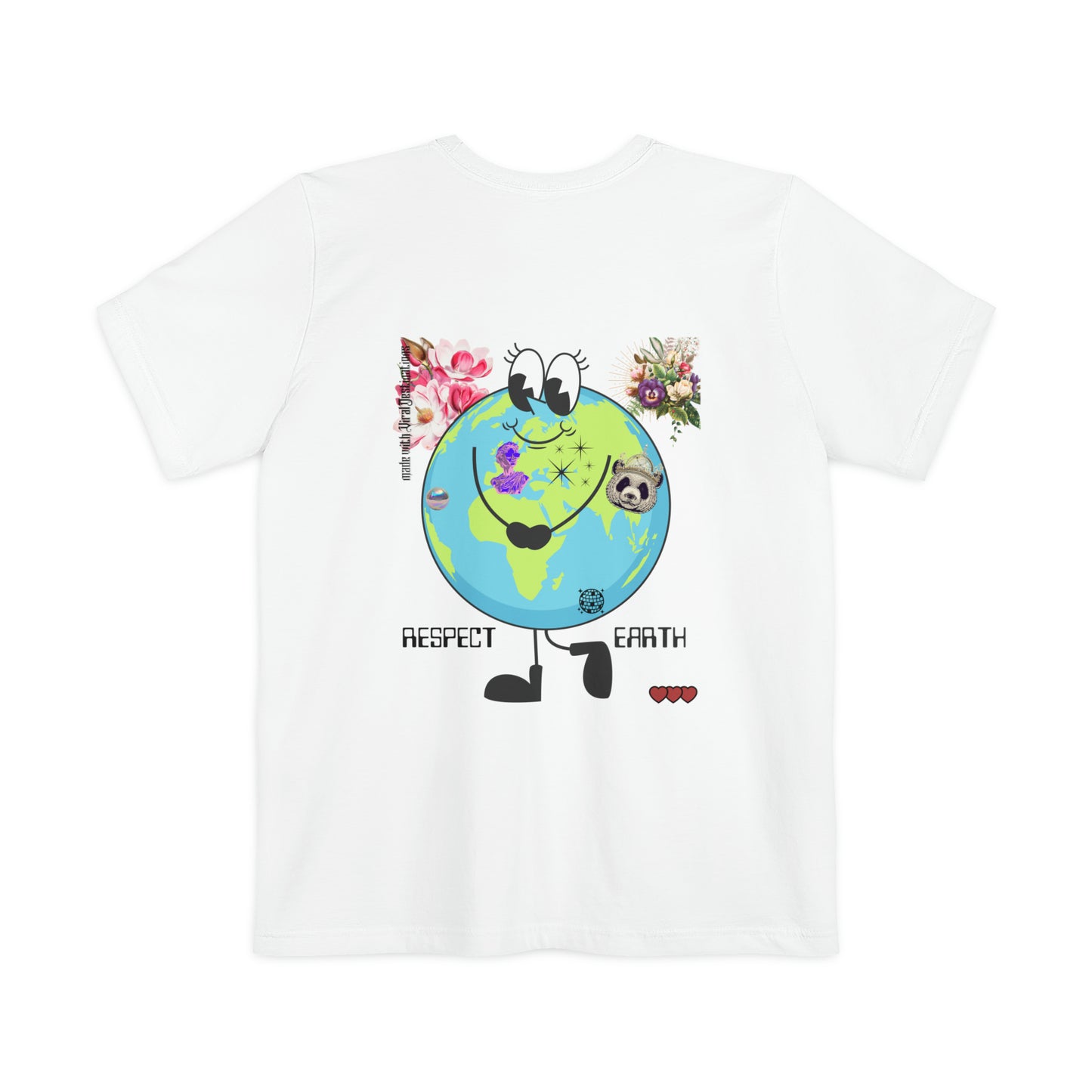 Respect Earth Y2K Trending Unisex Pocket T-shirt by ViralDestinations