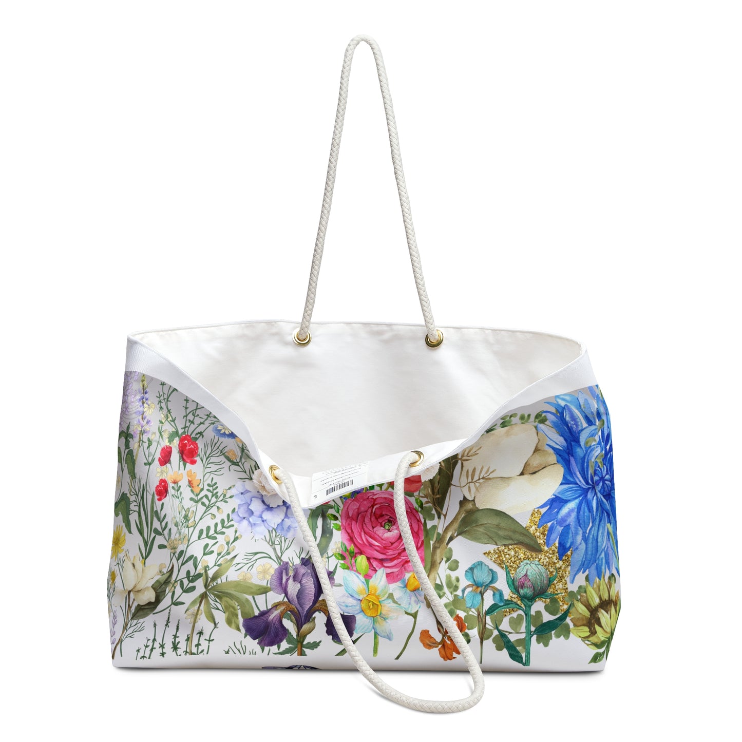 ViralDestinations™ Floral Weekender Bag | Perfect for Travel and Beach Days - Botanical Aesthetics
