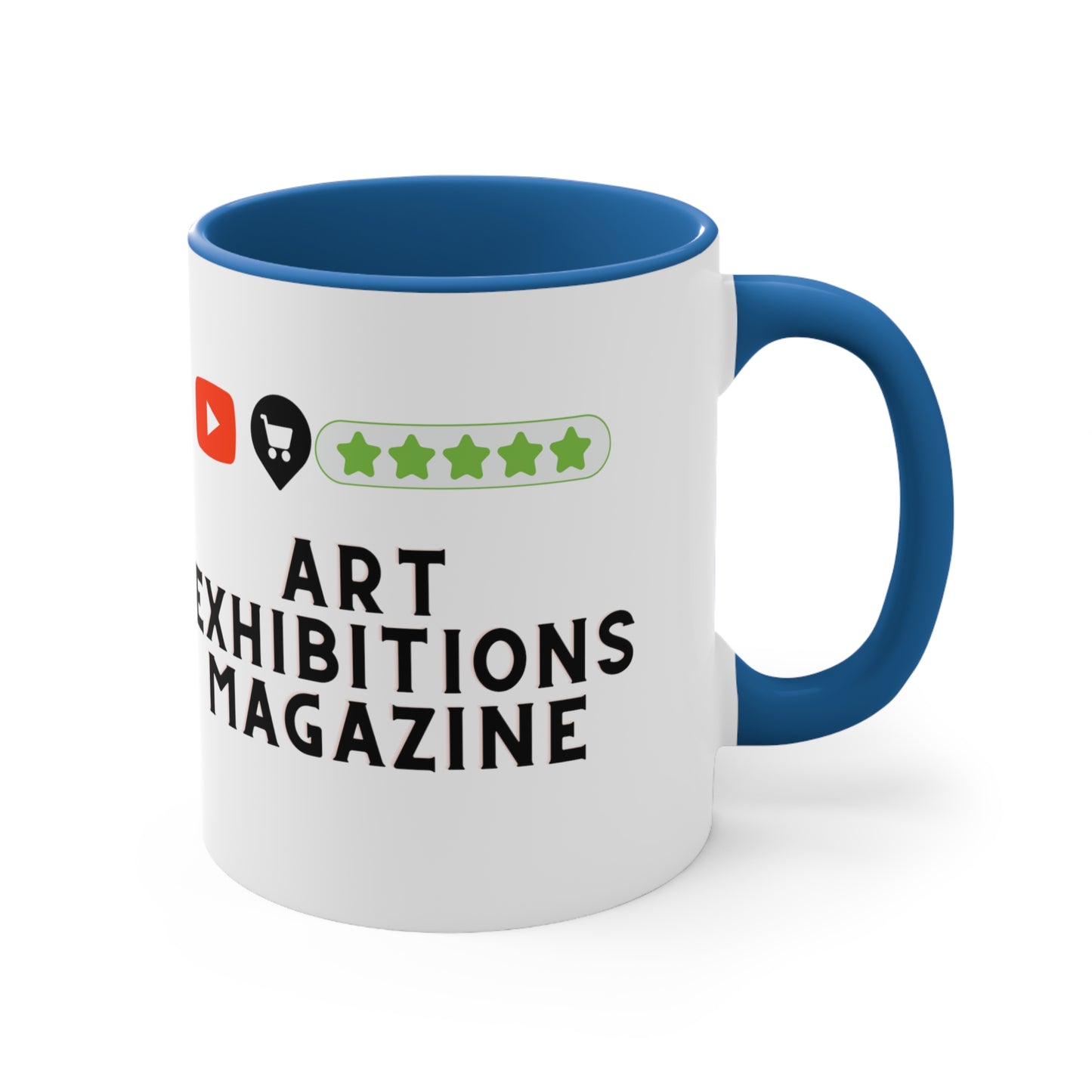 Art Exhibitions Magazine Gift Shop trending Lifestyle Pop Colored Accent Coffee Mug - multi colors
