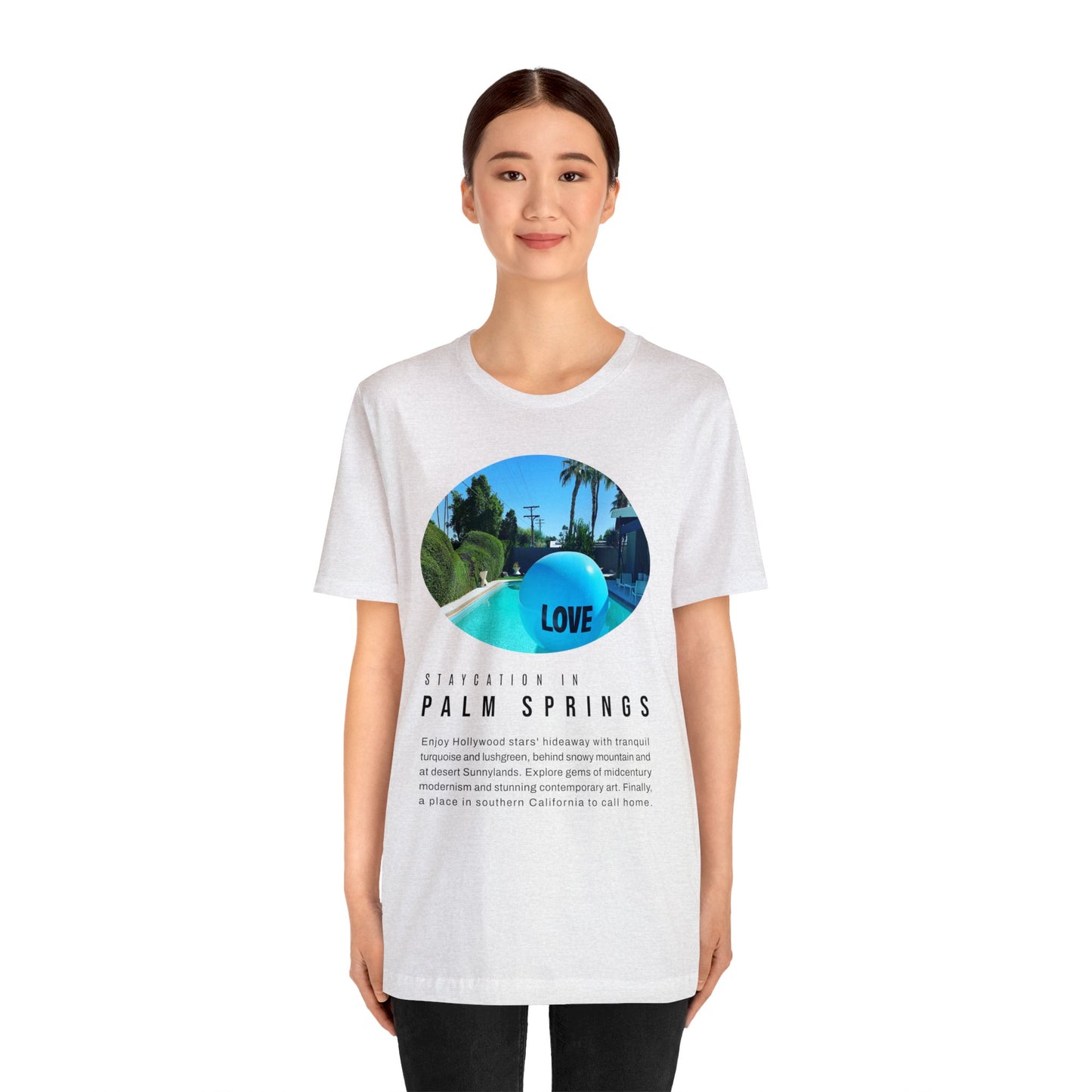 Staycation in Palm Springs Premium Lifestyle Tee by ViralDestinations