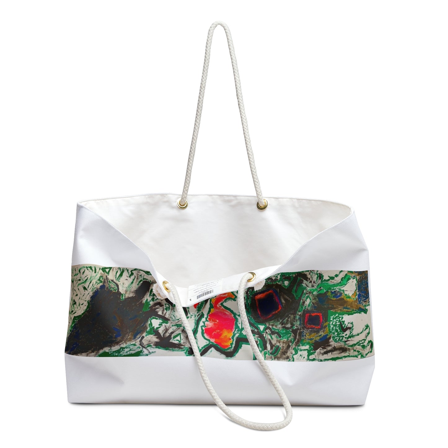 ViralDestinations™ Abstract Alien Landscapes Colorful Oil Painting Artwork Weekender Bag - Perfect for Travel & Beach Days