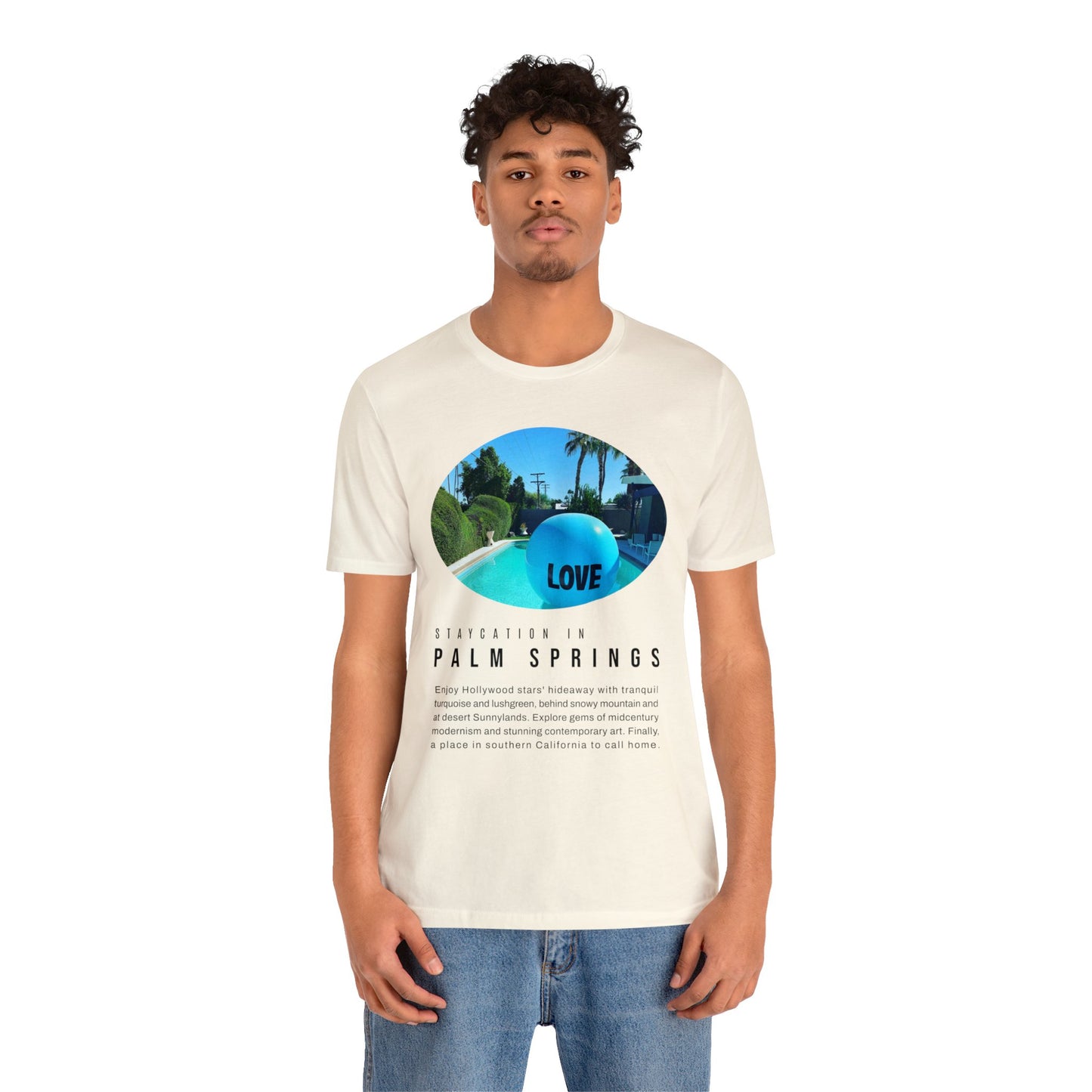 Staycation in Palm Springs Premium Lifestyle Tee by ViralDestinations