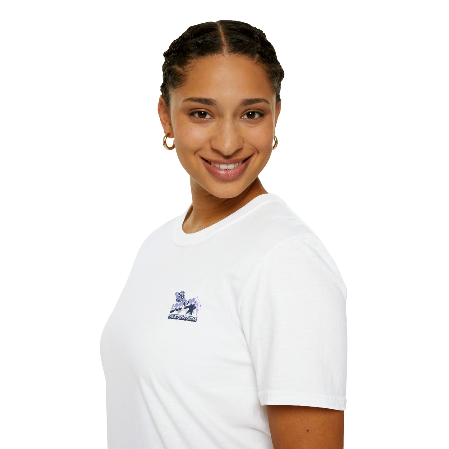 Respect Earth Y2K Style Trending logo back print Unisex Soft T-Shirt by ViralDestinations