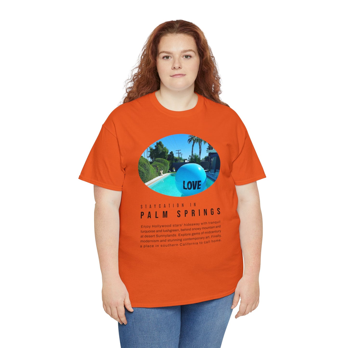 Staycation in Palm Springs Premium Unisex Lifestyle Tee by ViralDestinations