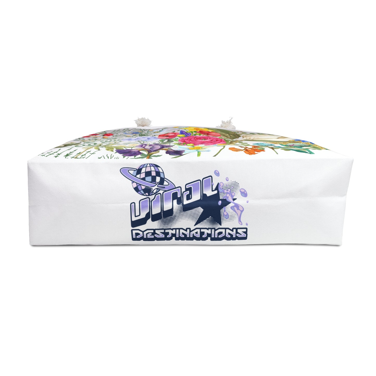 ViralDestinations™ Floral Weekender Bag | Perfect for Travel and Beach Days - Botanical Aesthetics