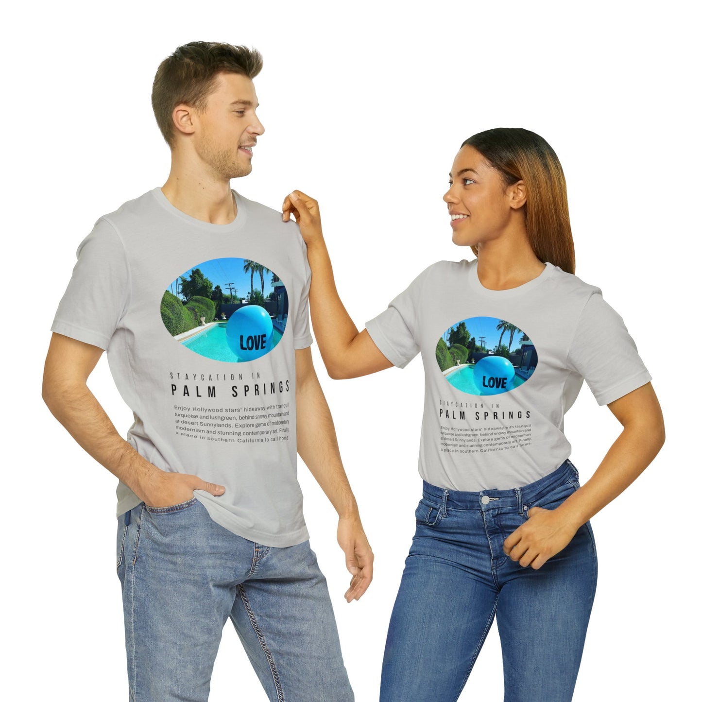 Staycation in Palm Springs Premium Lifestyle Tee by ViralDestinations