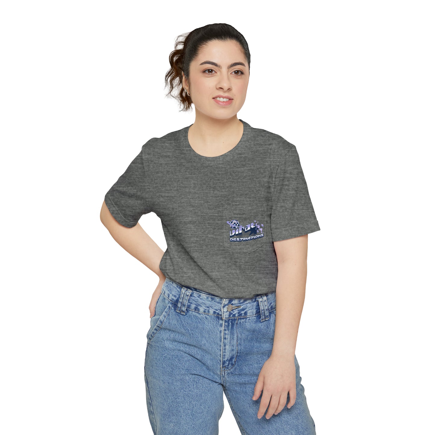 Respect Earth Y2K Trending Unisex Pocket T-shirt by ViralDestinations
