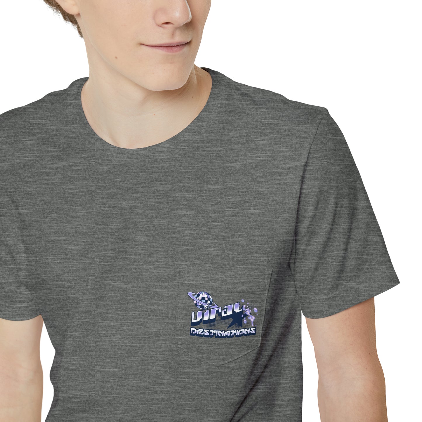 Respect Earth Y2K Trending Unisex Pocket T-shirt by ViralDestinations