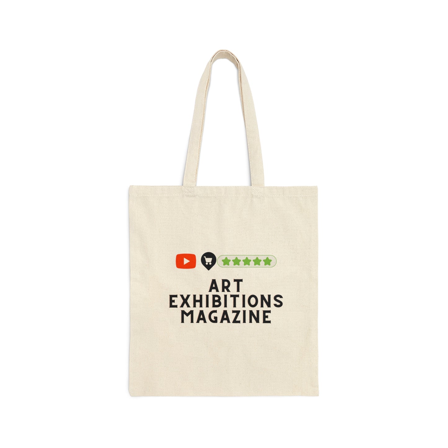 Art Exhibitions Magazine Gift Shop Official Trending Cotton Canvas Tote Bag by ViralDestinations