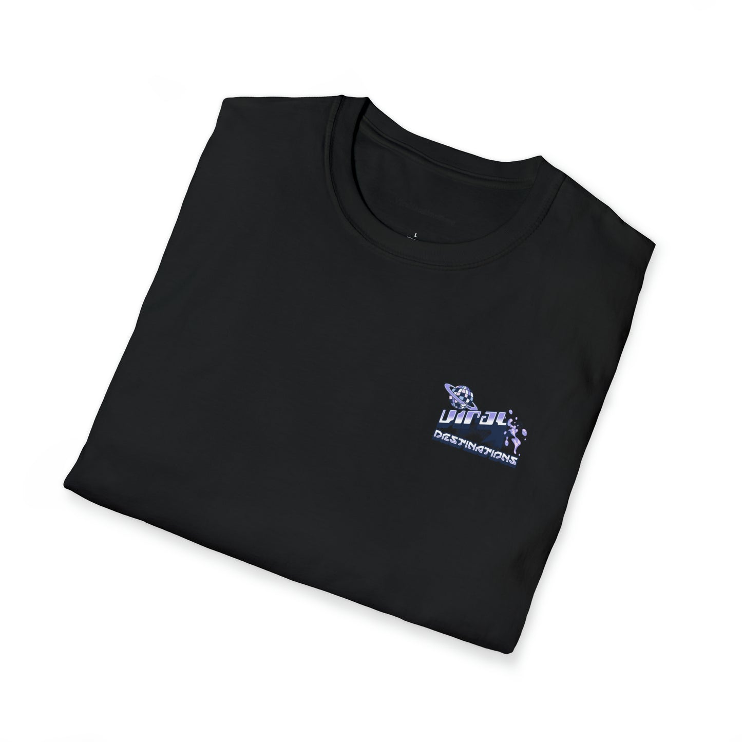 Respect Earth Y2K Style Trending logo back print Unisex Soft T-Shirt by ViralDestinations
