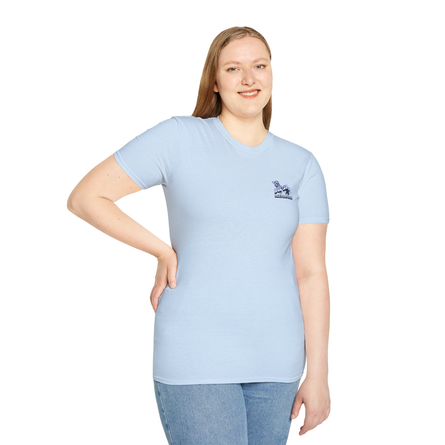 Respect Earth Y2K Style Trending logo back print Unisex Soft T-Shirt by ViralDestinations
