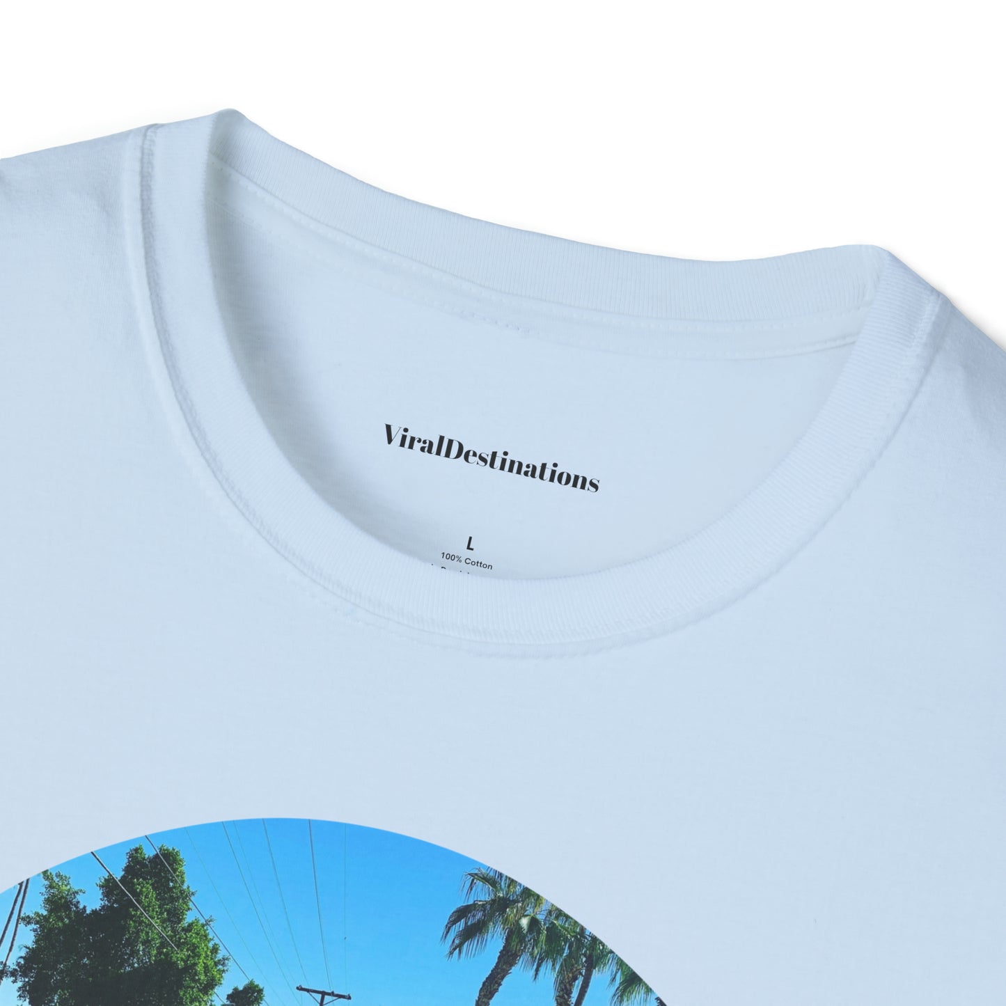Palm Springs Staycation Lifestyle Unisex Soft T-Shirt by ViralDestinations