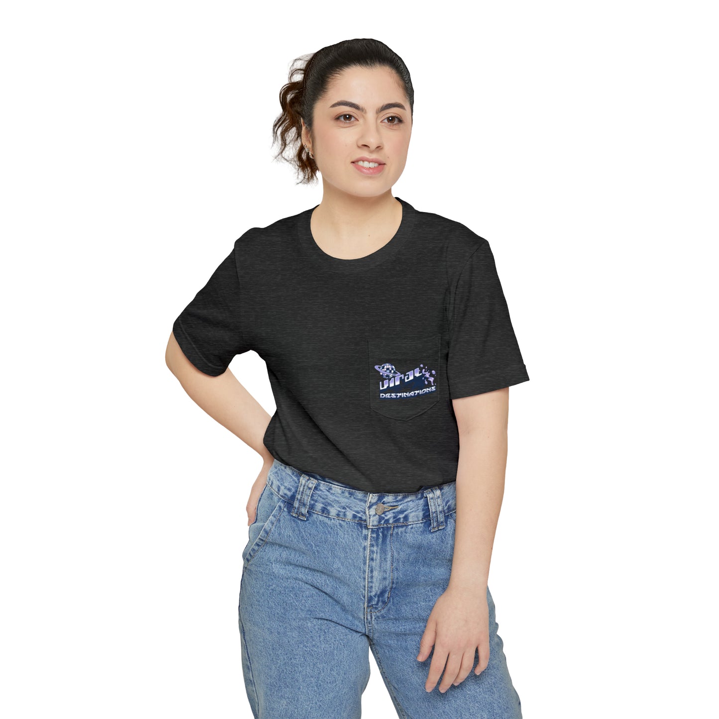 Respect Earth Y2K Trending Unisex Pocket T-shirt by ViralDestinations