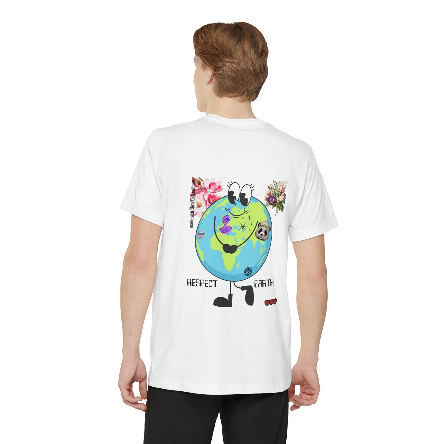 Respect Earth Y2K Trending Unisex Pocket T-shirt by ViralDestinations