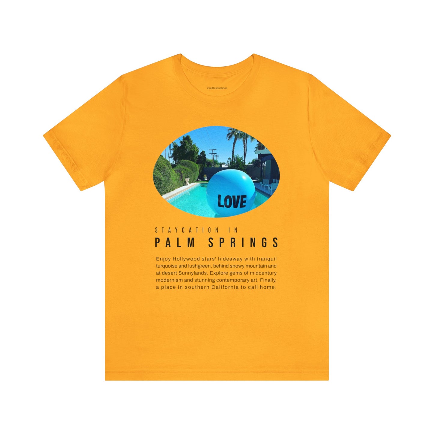 Staycation in Palm Springs Premium Lifestyle Tee by ViralDestinations
