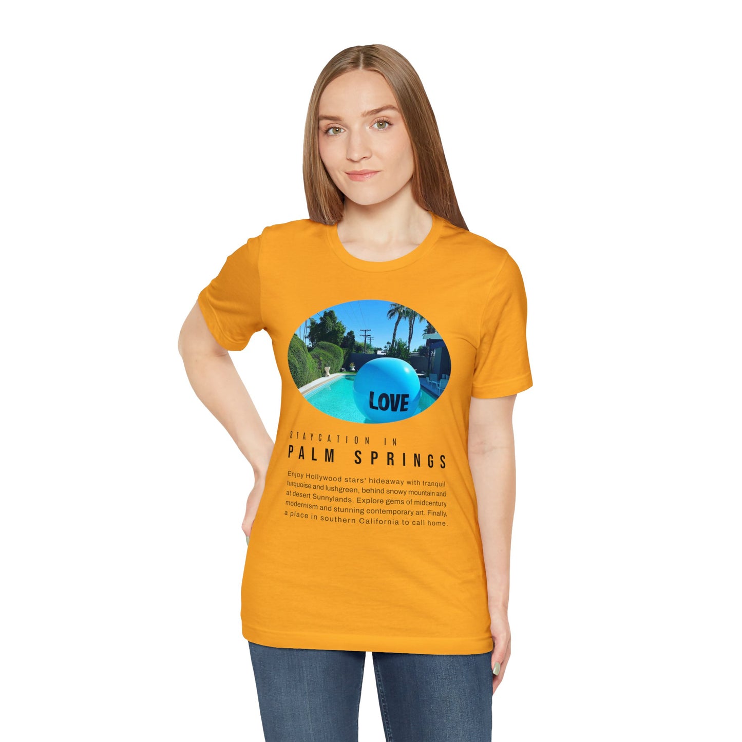 Staycation in Palm Springs Premium Lifestyle Tee by ViralDestinations