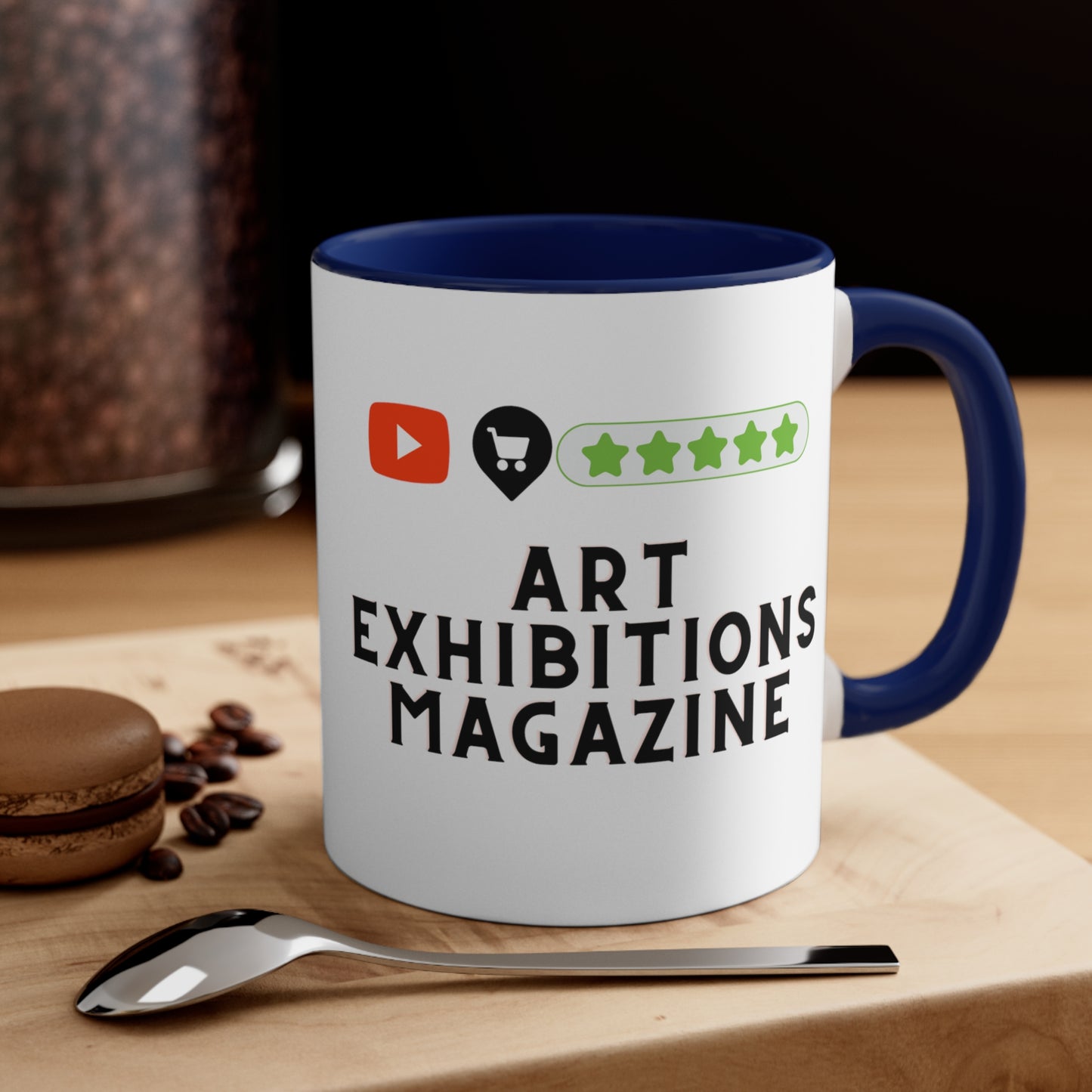 Art Exhibitions Magazine Gift Shop trending Lifestyle Pop Colored Accent Coffee Mug - multi colors