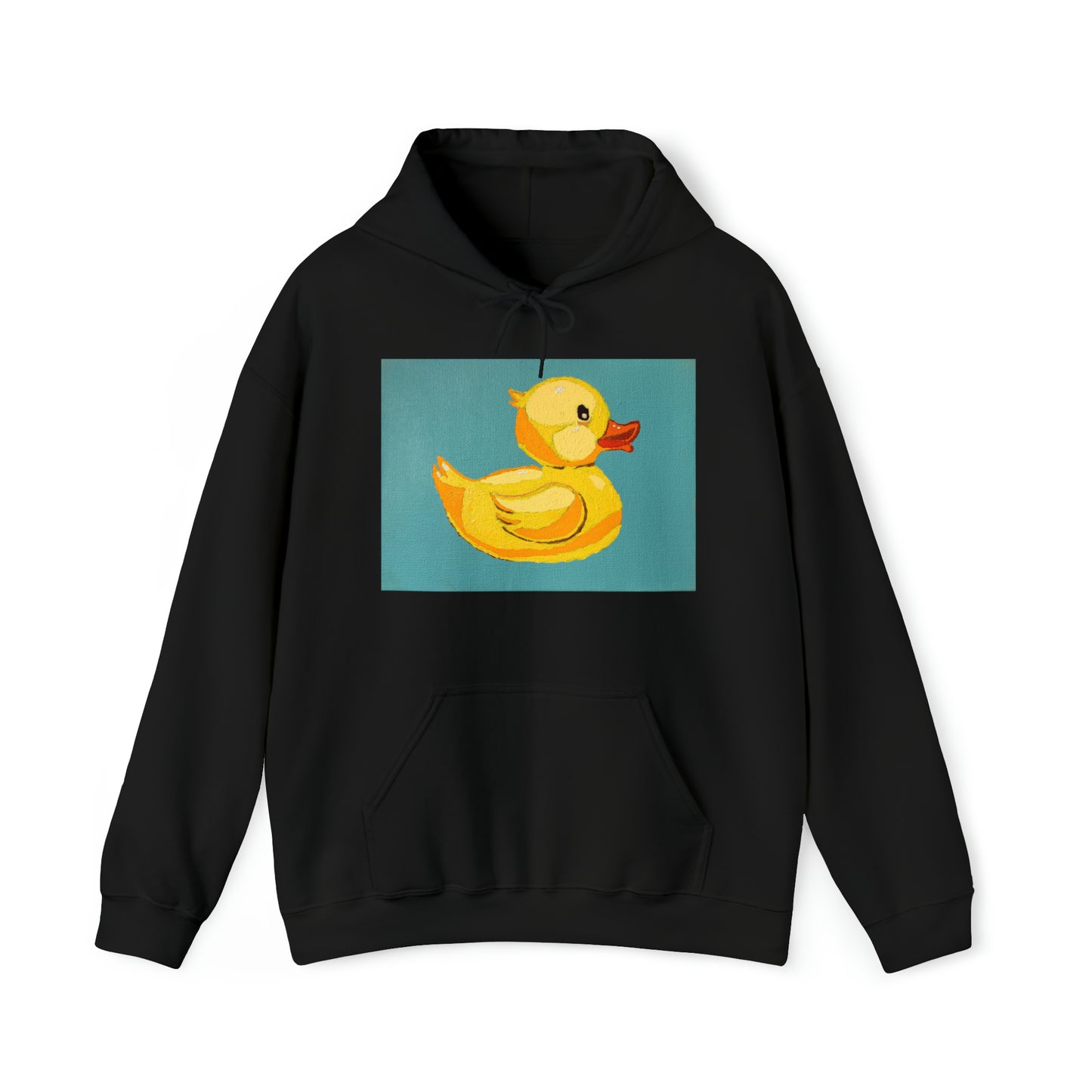 The Pop Duck Premium Lifestyle Hoodie ¬ Pop Art On The Go ¬ matching adult and kids T-shirts