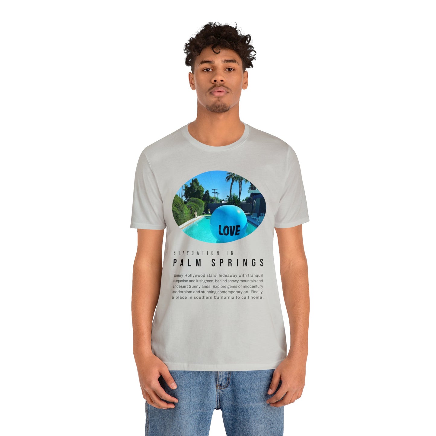 Staycation in Palm Springs Premium Lifestyle Tee by ViralDestinations