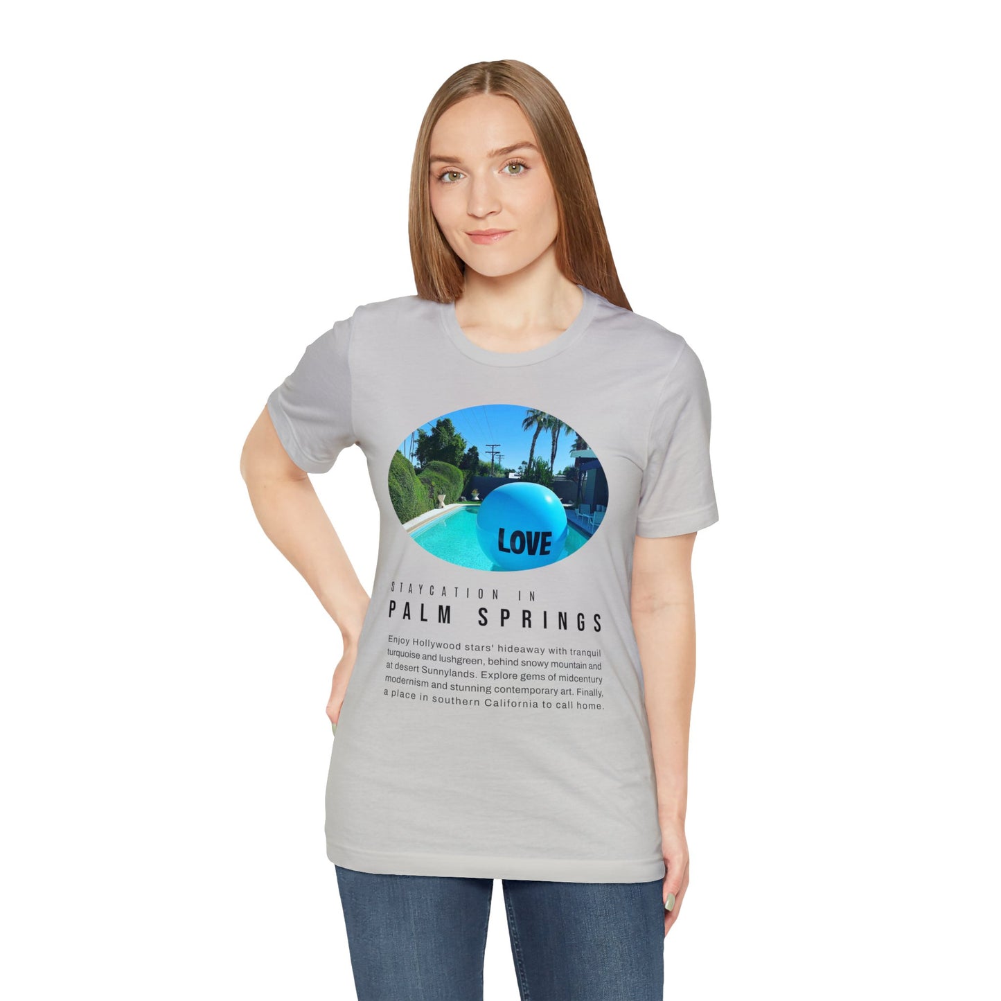 Staycation in Palm Springs Premium Lifestyle Tee by ViralDestinations