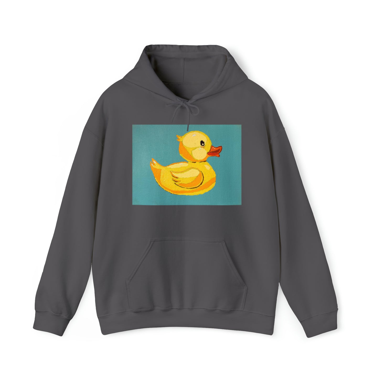 The Pop Duck Premium Lifestyle Hoodie ¬ Pop Art On The Go ¬ matching adult and kids T-shirts