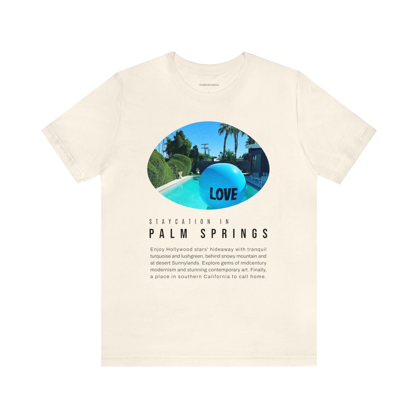Staycation in Palm Springs Premium Lifestyle Tee by ViralDestinations