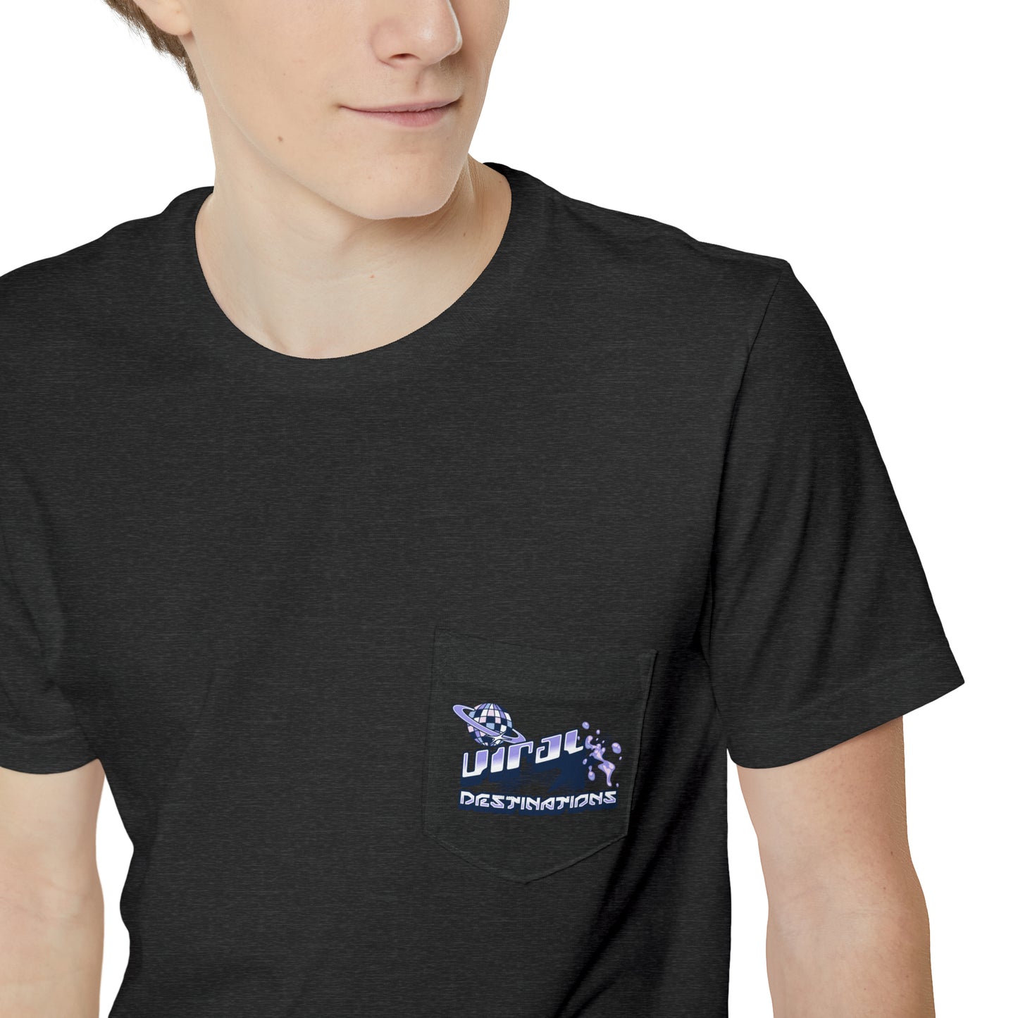 Respect Earth Y2K Trending Unisex Pocket T-shirt by ViralDestinations