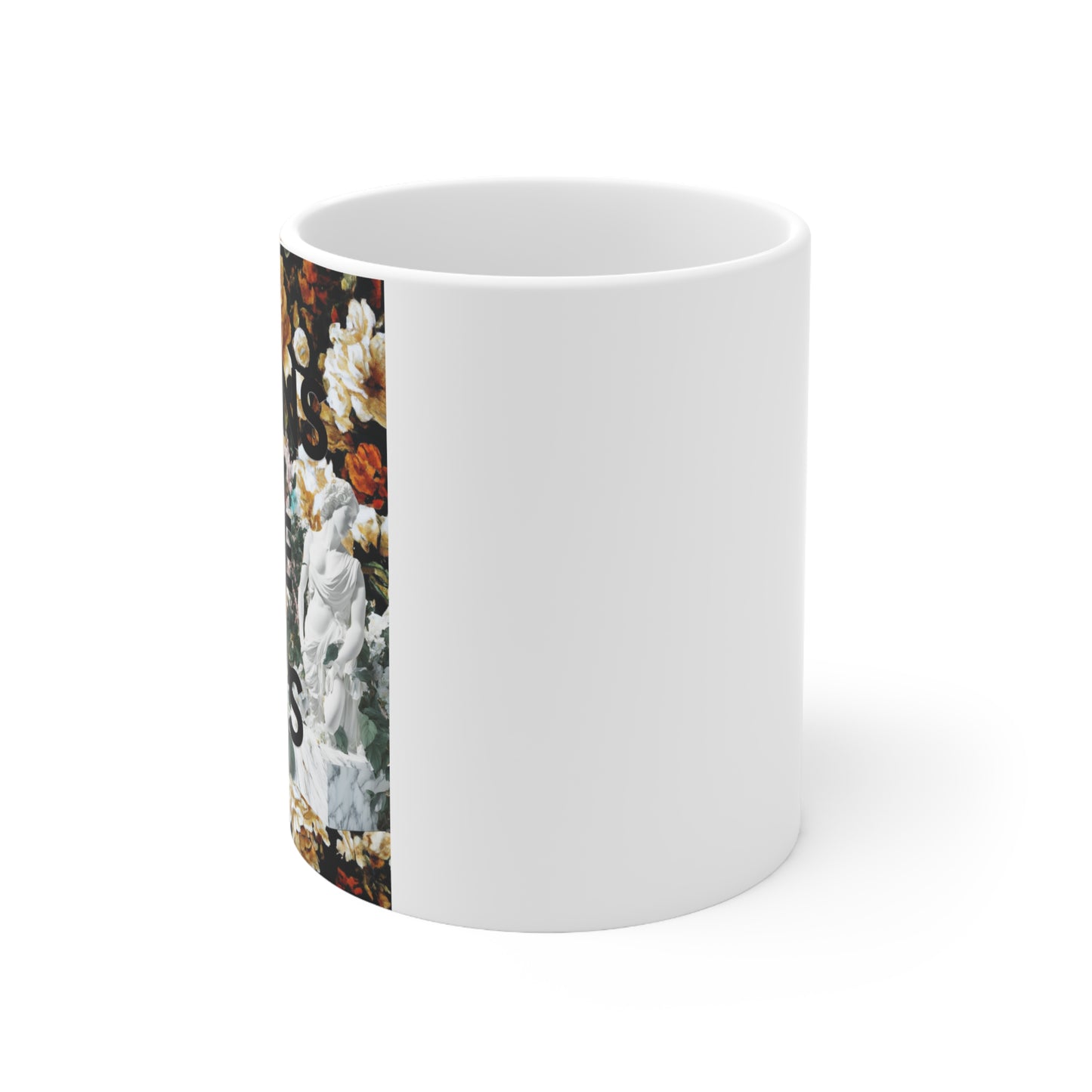 Designs Define Dallas Trending Floral Marble Ceramic Mug by ViralDestinations